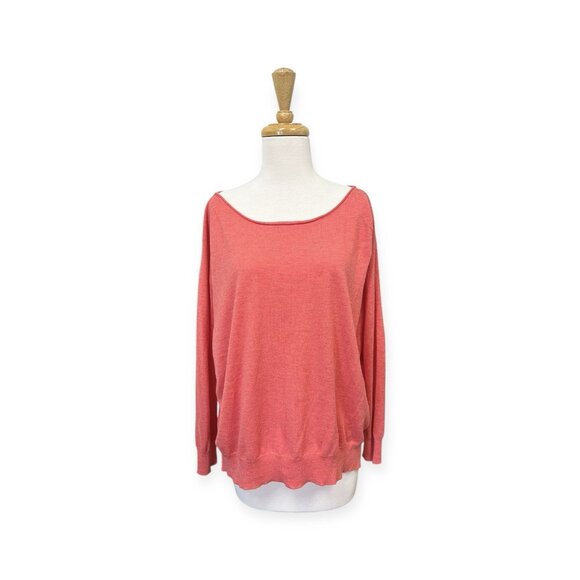 Joie Emari Wool Blend Sweater Size L Large Coral Pink - Picture 1 of 7